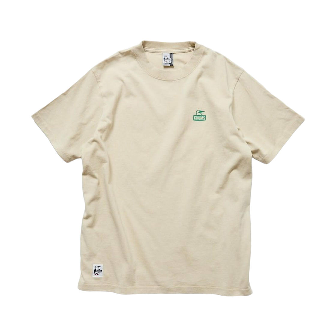 프릭스 스토어 x 첨스 캣 모티프 백 프린트 크루넥 리미티드 에디션 티셔츠 베이지(Freak's Store x Chums Cat Motif Back Print Crew Neck Limited Edition T-Shirt Beige) - 2