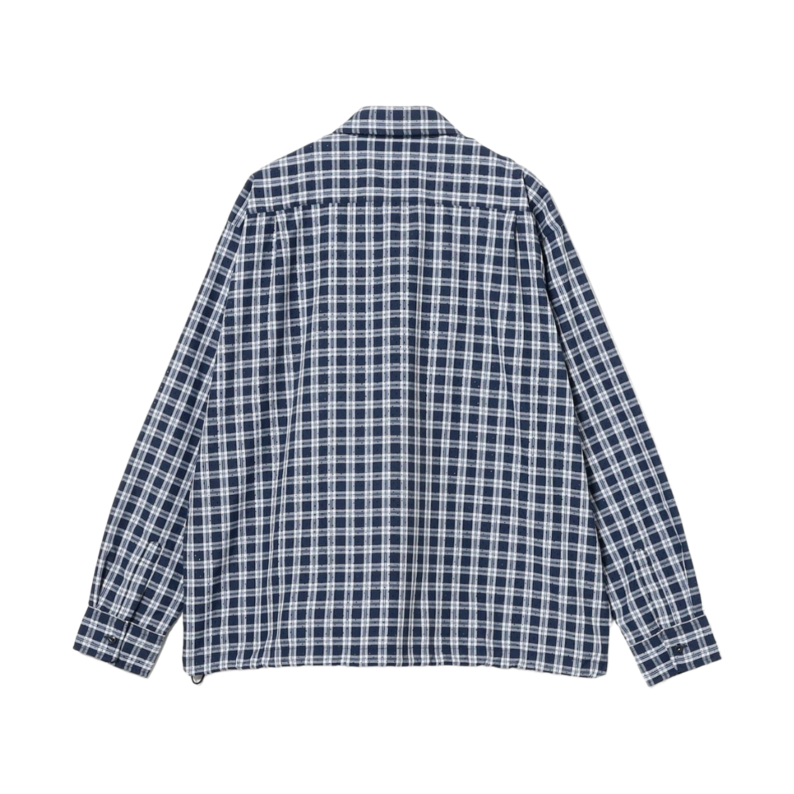빔즈 하프 집 풀오버 셔츠 블루(Beams Half Zip Pullover Shirt Blue) - 2