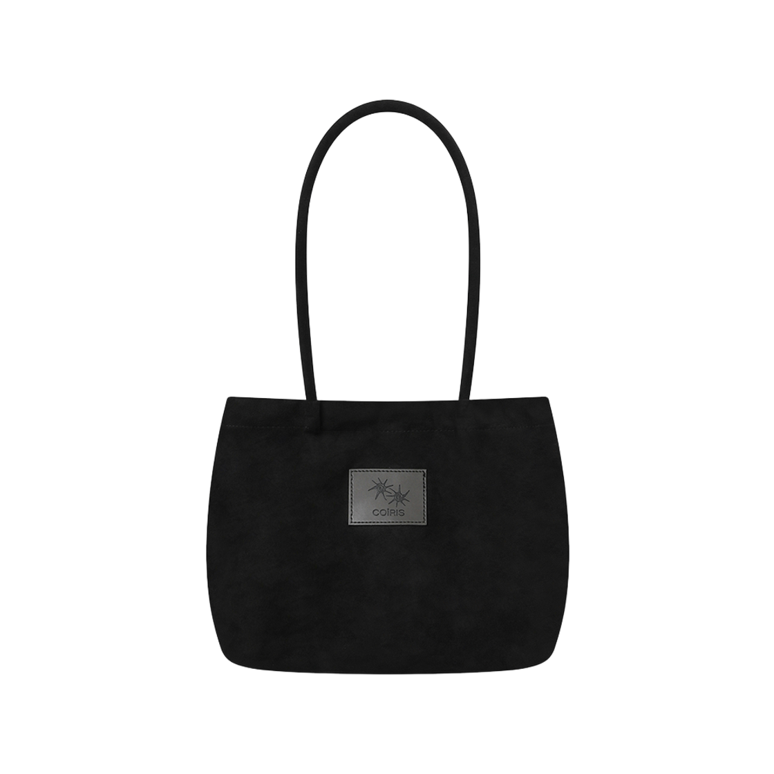 C-P00000JA Coiris Arvo Suede Shoulder Bag Black
