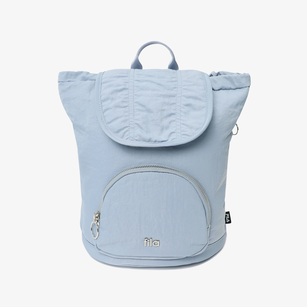 [6% 적립] 휠라 나일론 셔링 미니 백팩 라이트블루([6% 적립] FILA Nylon Shirring Mini Backpack Light Blue) - 3