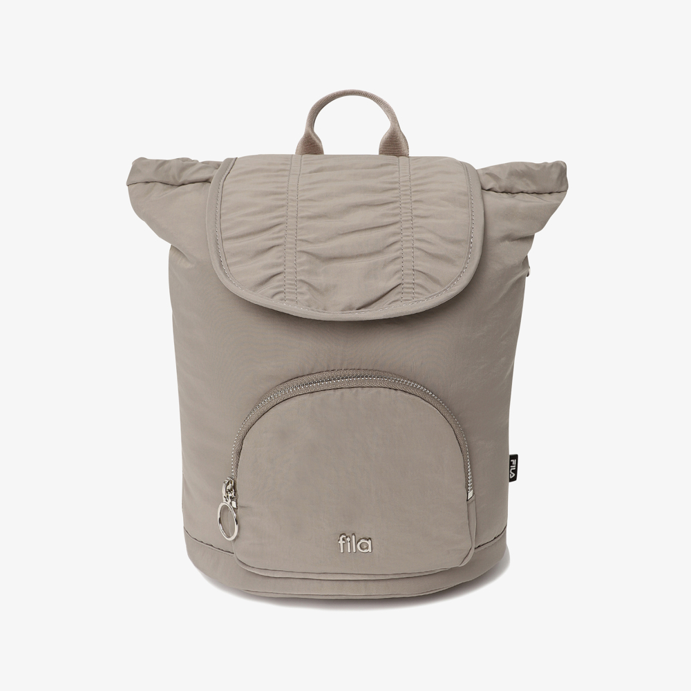 [6% 적립] 휠라 나일론 셔링 미니 백팩 베이지([6% 적립] FILA Nylon Shirring Mini Backpack Beige) - 3