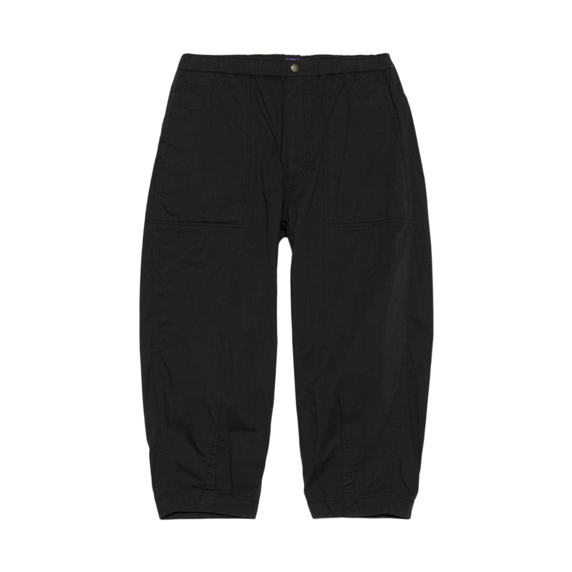 노스페이스 퍼플라벨 립스탑 와이드 크롭 필드 팬츠 블랙(The North Face Purple Label Ripstop Wide Cropped Field Pants Black)