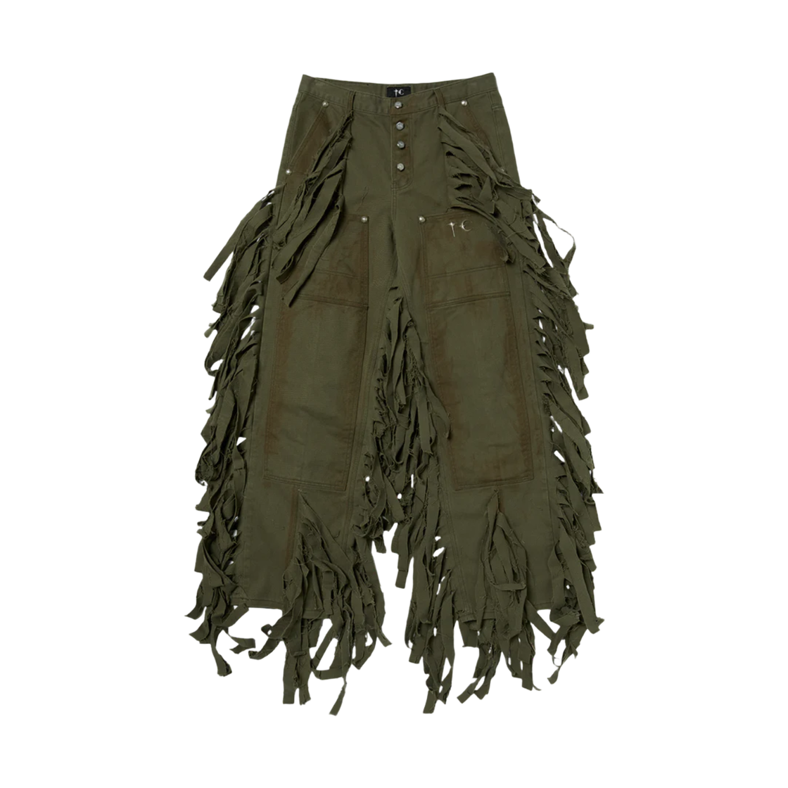 떠그 클럽 x 배틀그라운드 익스클루시브 길리 수트 팬츠 카키(Thug Club x PUBG Exclusive Ghillie Suit Pants Khaki)