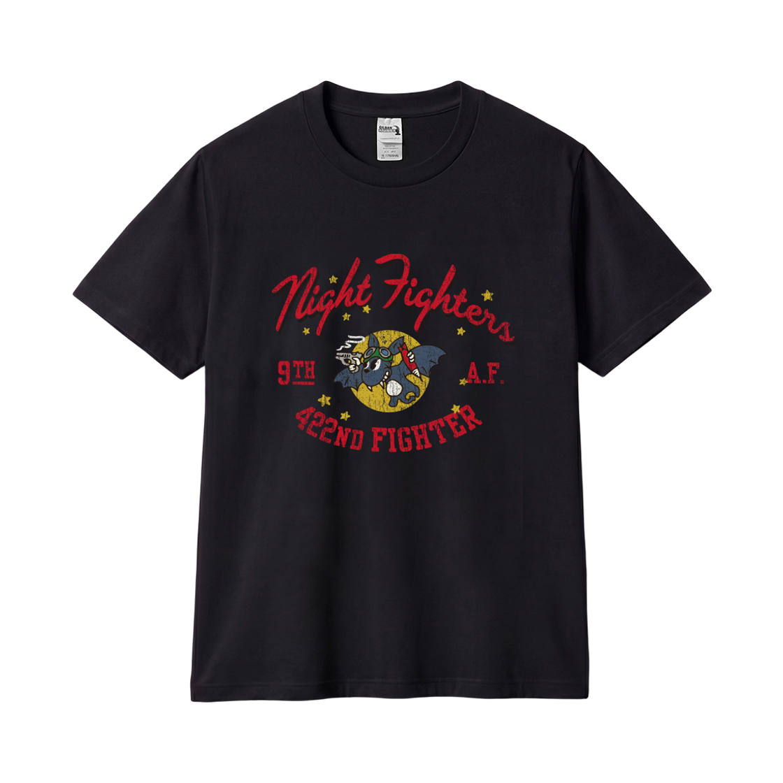 길단 x 빈티지컬렉션 나이트배트 티셔츠 블랙(GILDAN x Vintage Collection NIGHT BAT T-Shirt Black)