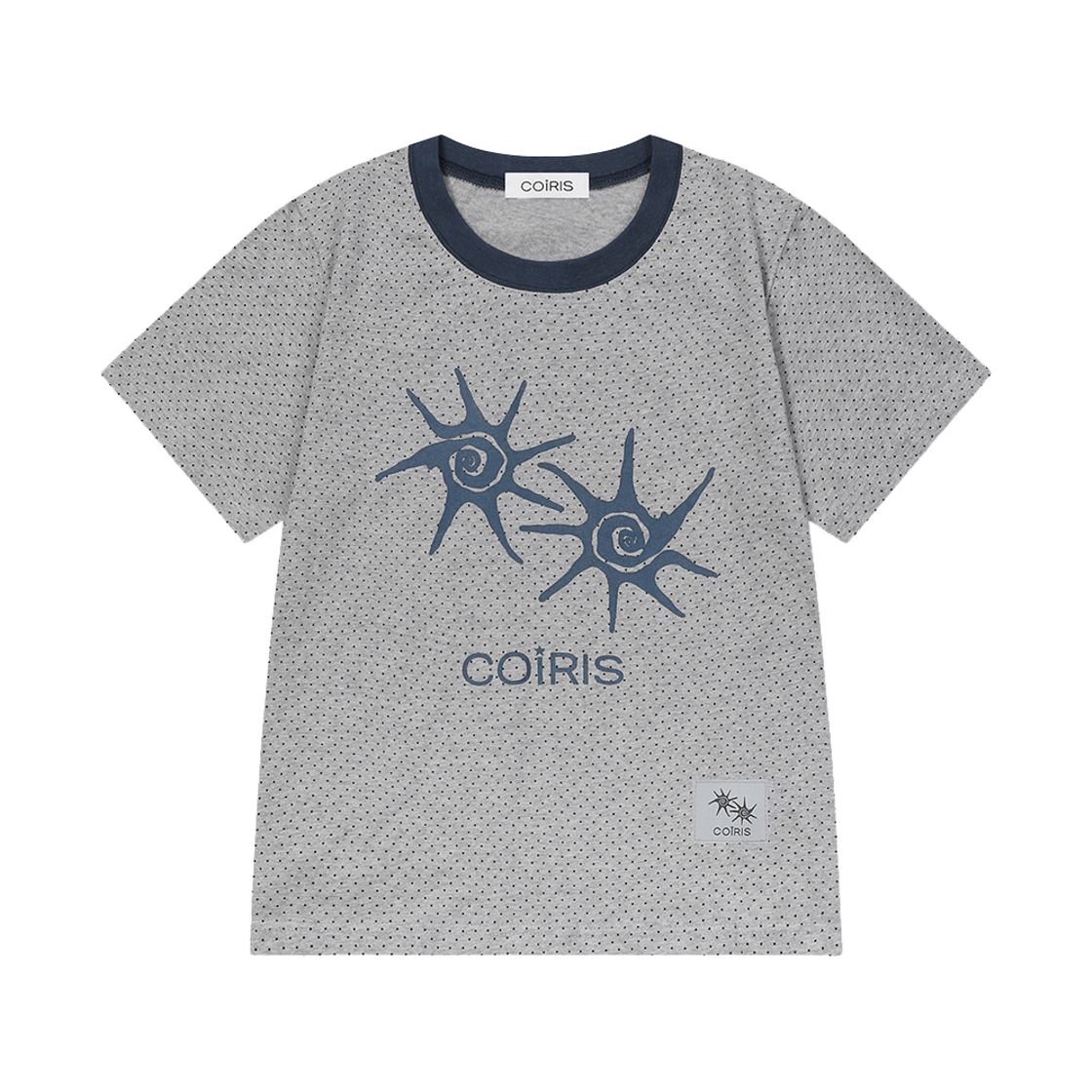 C-P00000IH Coiris Soluna Dot Half T Gray