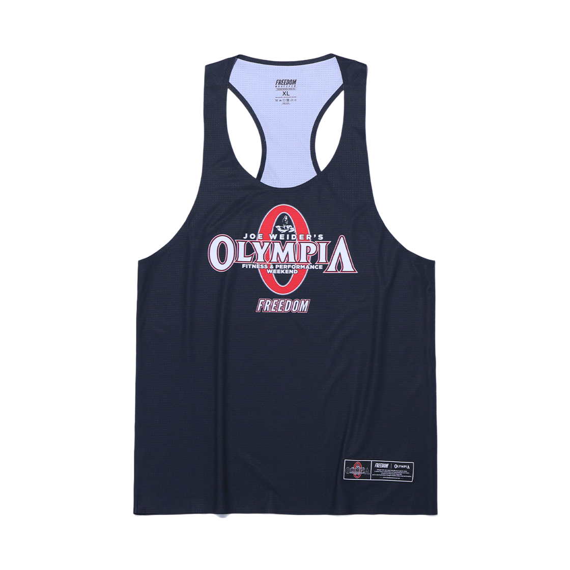 OY26MMSL0080BK FREEDOM Olympia Big Logo Air Singlet Black