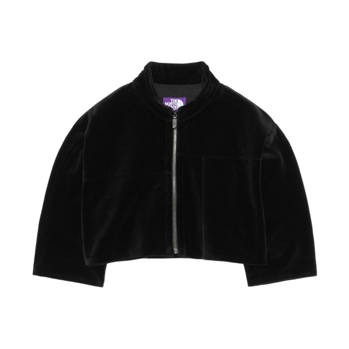 (W) 노스페이스 퍼플라벨 필드 벨루어 크롭 자켓 블랙((W) The North Face Purple Label Field Velour Cropped Jacket Black) - 1