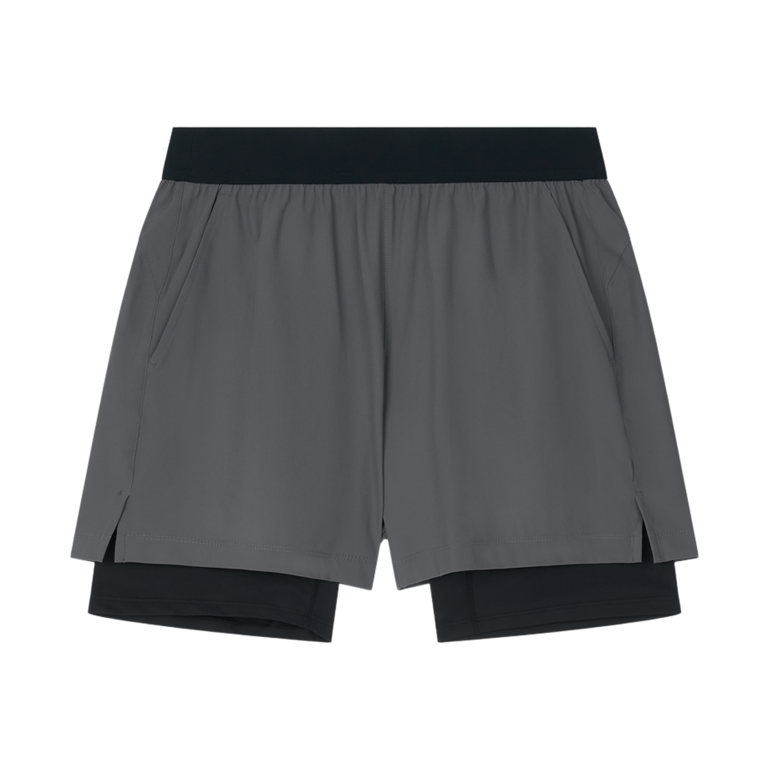 TTN002-SP5-STG ZERODRAG Titan Core Short 5" liner StoneGray
