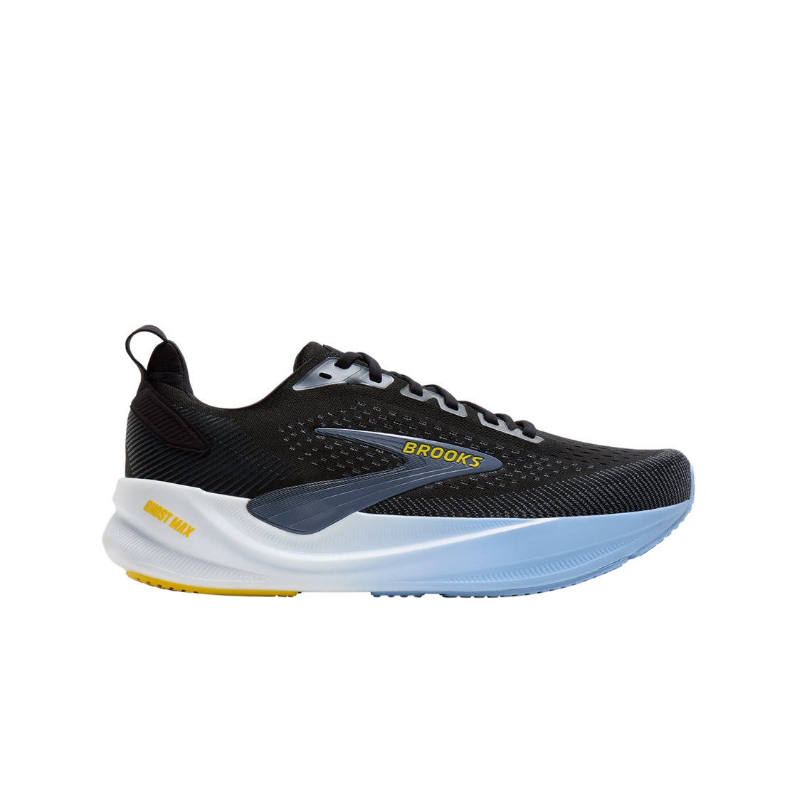 브룩스 러닝 고스트 맥스 4 블랙 폴크스톤 - D 미디움(Brooks Running Ghost Max 4 Black Folkstone - D Medium)
