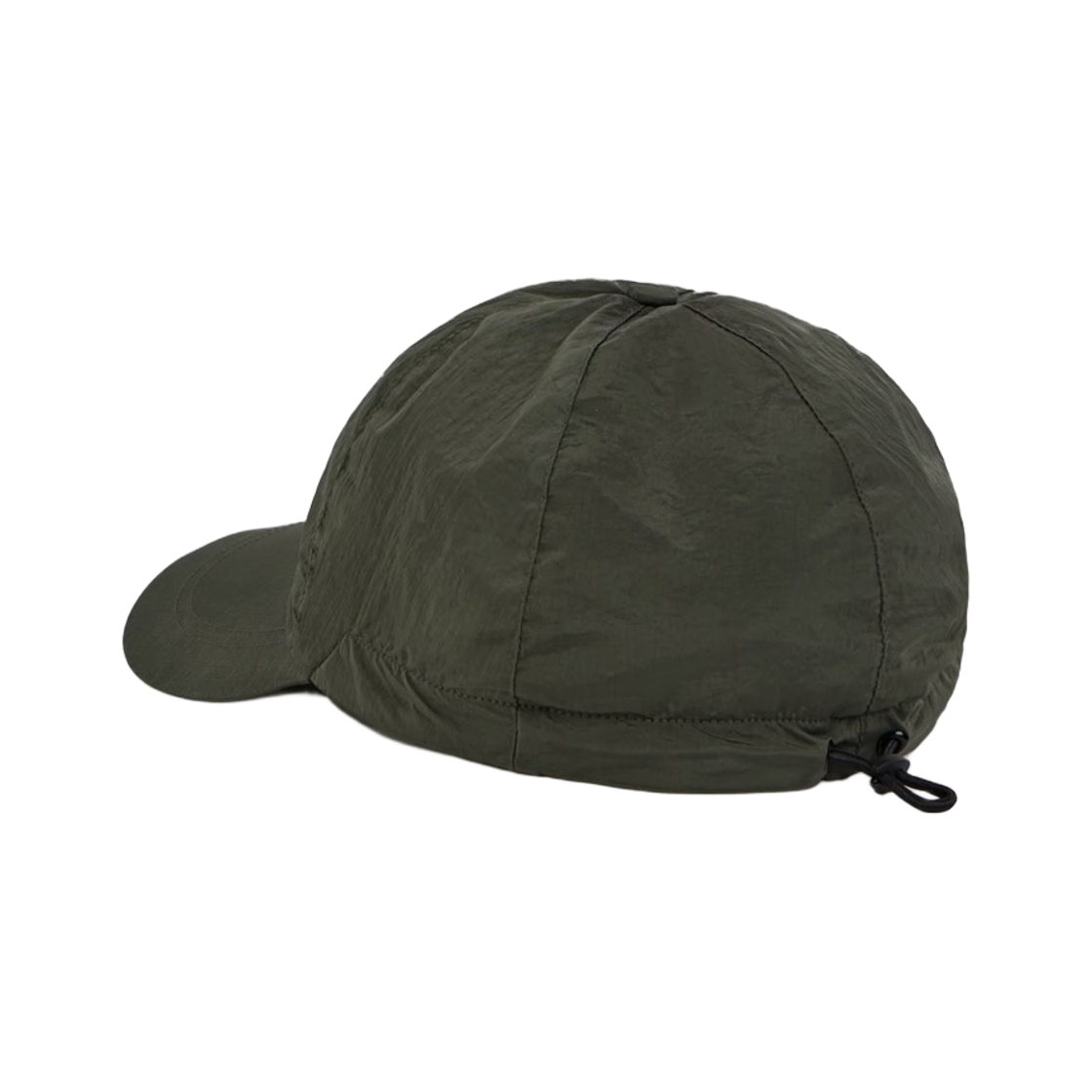 스톤 아일랜드 9100011 컴퍼스 자수 나일론 메탈 에코닐 베이스볼 캡 머스크 그린 - 26FW(Stone Island 9100011 Nylon Metal in Econyl Baseball Cap with Compass Embroidery Musk Green - 26FW) - 2