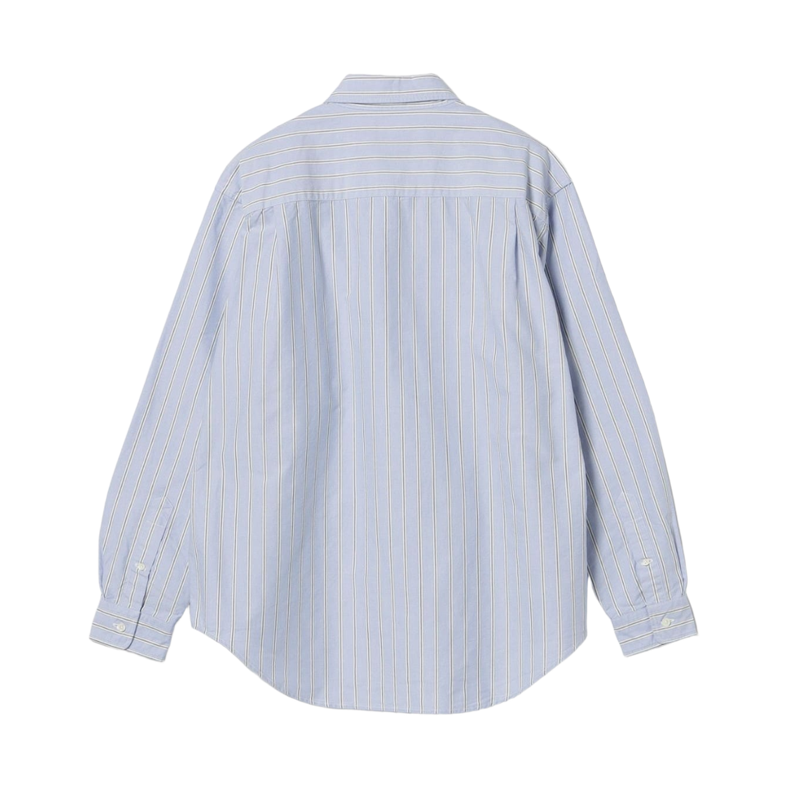 빔즈 헤비 옥스포드 버튼 다운 셔츠 삭스 스트라이프(Beams Heavy Oxford Button Down Shirt Sax Stripe) - 2