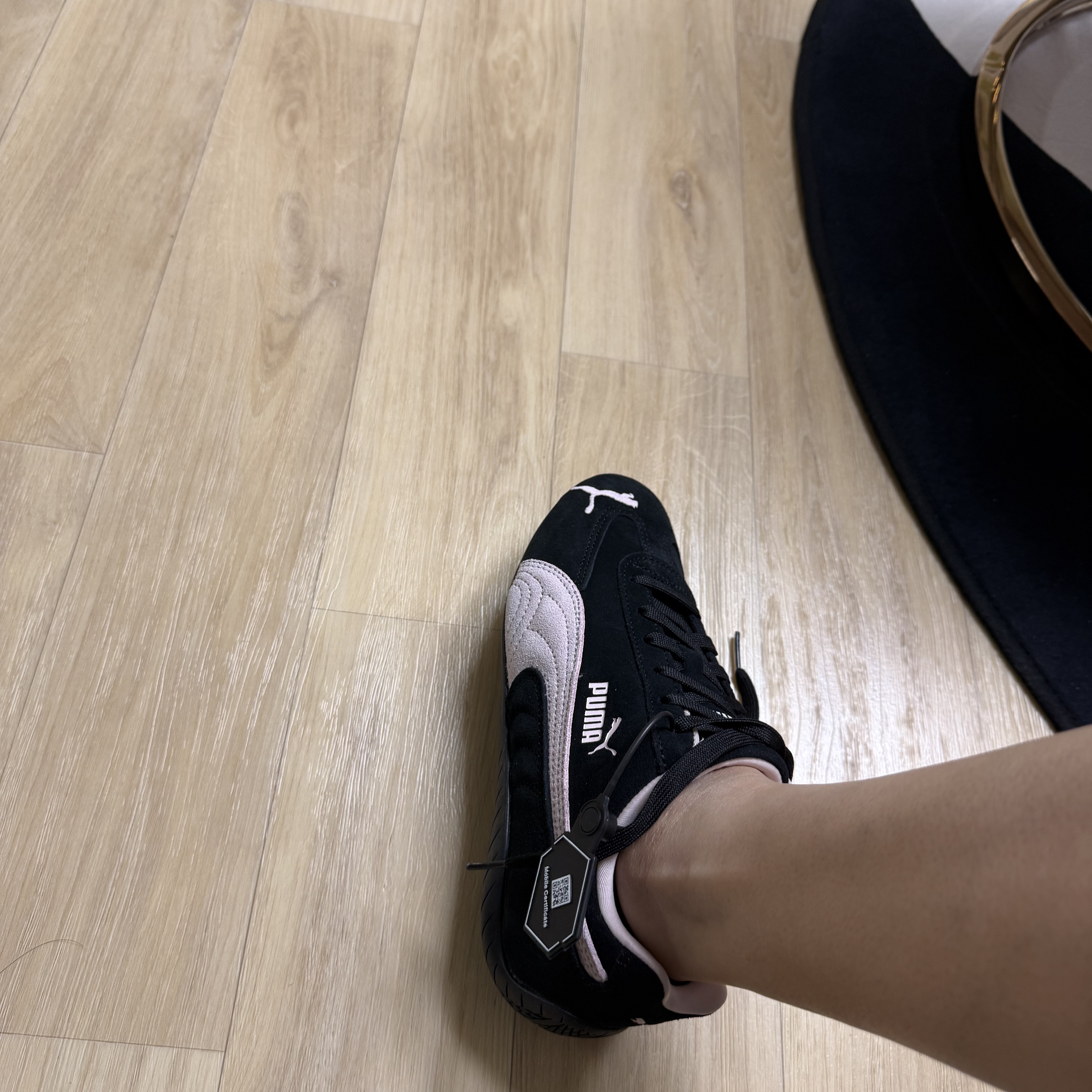 Puma Speedcat OG Black Mauve Mist 착용 스타일