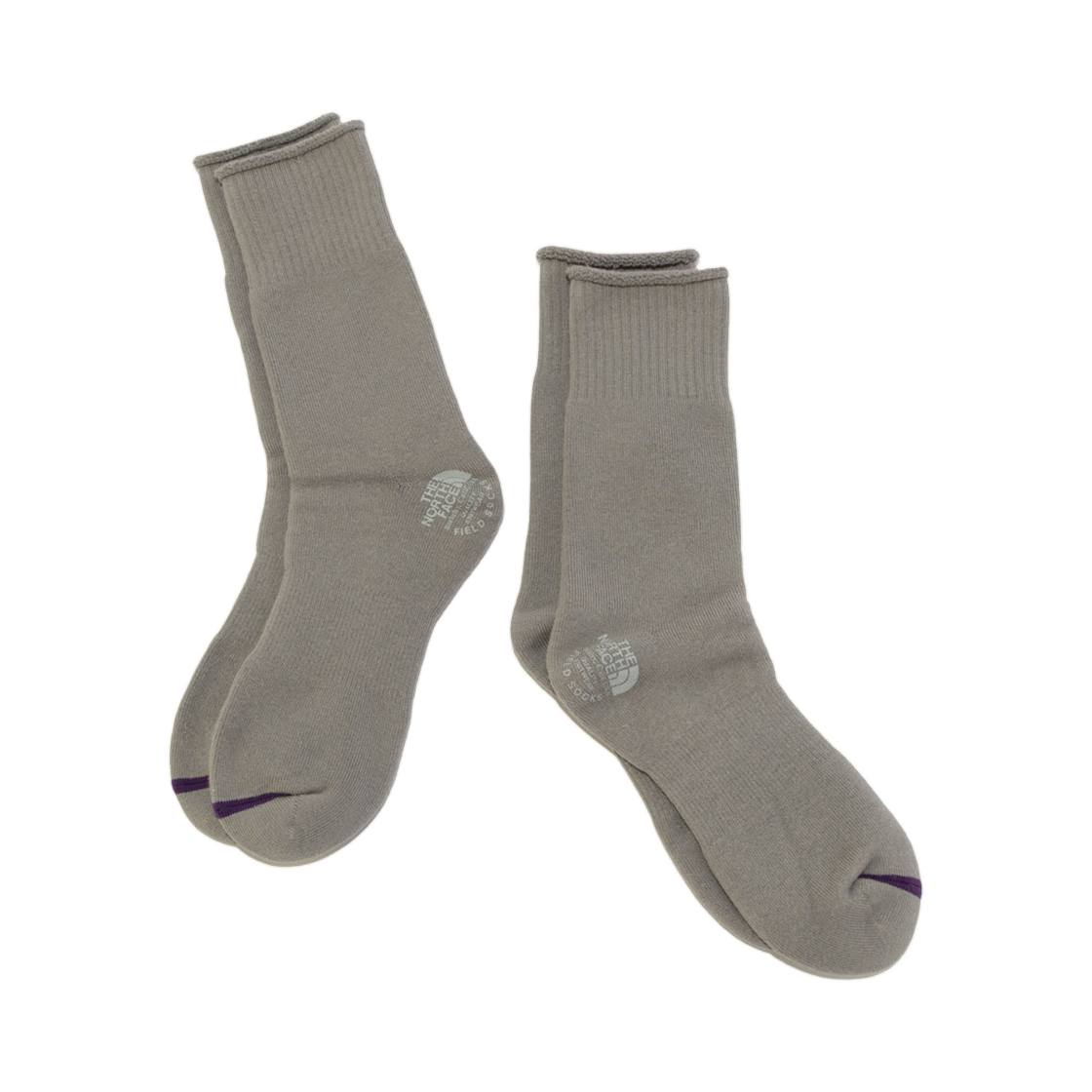 노스페이스 퍼플라벨 팩 필드 삭스 2P 그레이(The North Face Purple Label Pack Field Socks 2P Gray)