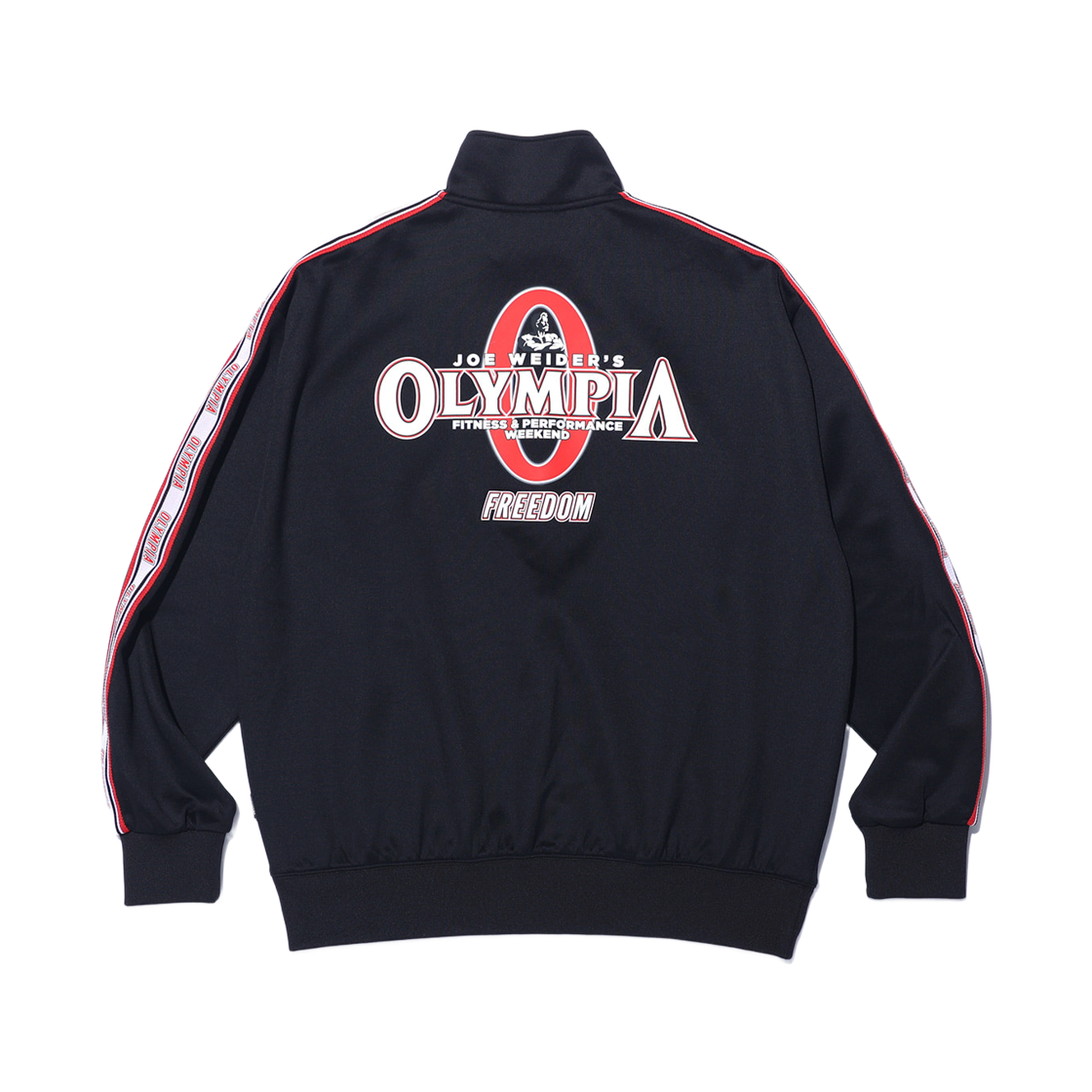 프리덤 올림피아 레터링 져지 자켓 블랙(FREEDOM Olympia Lettering Jersey Jacket Black) - 2
