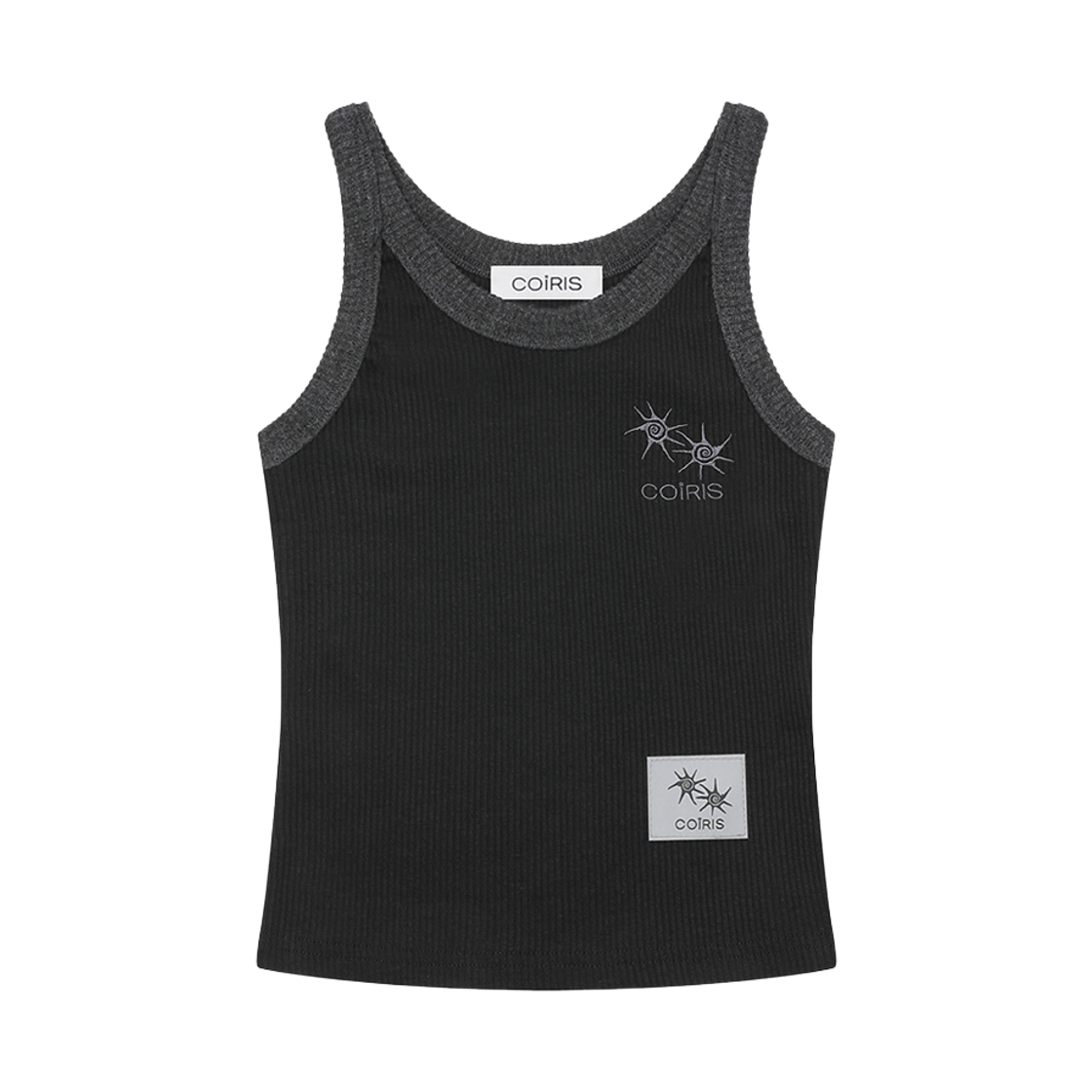 C-P00000JG Coiris Rora Small Logo Sleeveless Black