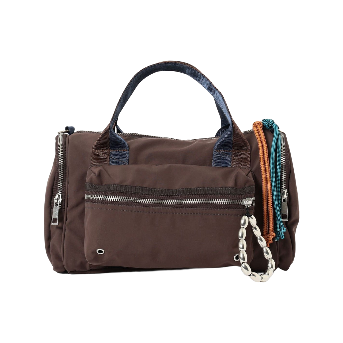 레이 빔즈 x 컨트롤 프리크 밀리터리 참 보스턴백 브라운(Ray Beams x Control Freak Military Charm Boston Bag Brown) - 1