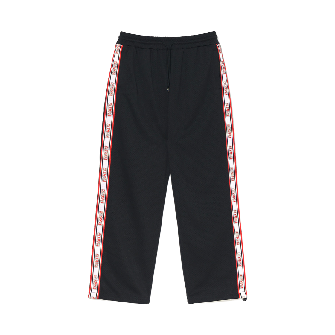 프리덤 올림피아 레터링 엔타이어 메쉬 팬츠 블랙(FREEDOM Olympia Lettering Entire Mesh Pants Black)
