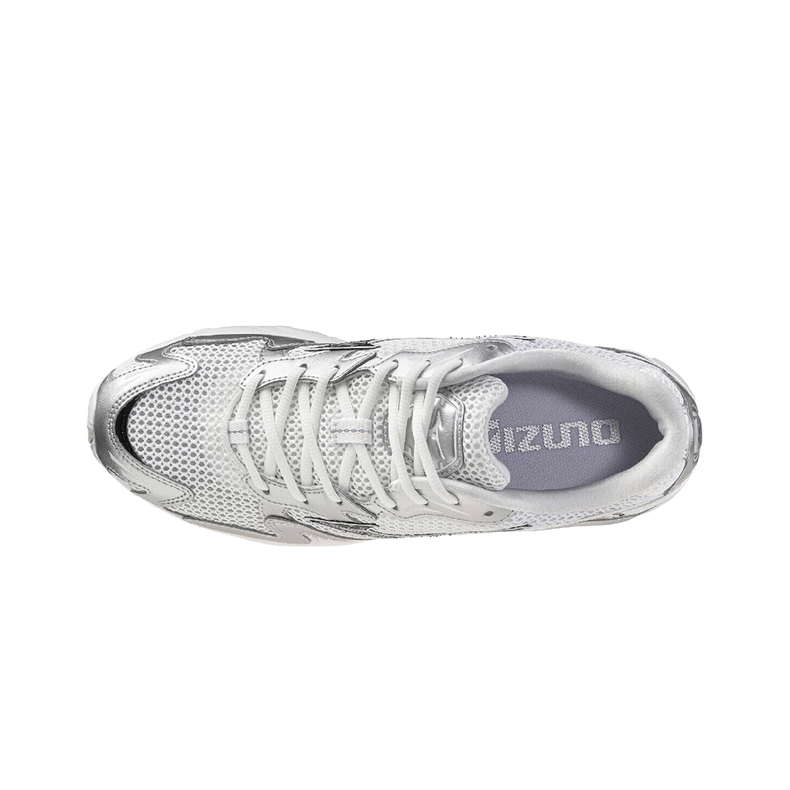 미즈노 웨이브 라이더 10 GF 화이트 블랙 샌드 라일락 힌트(Mizuno Wave Rider 10 GF White Black Sand Lilac Hint) - 4