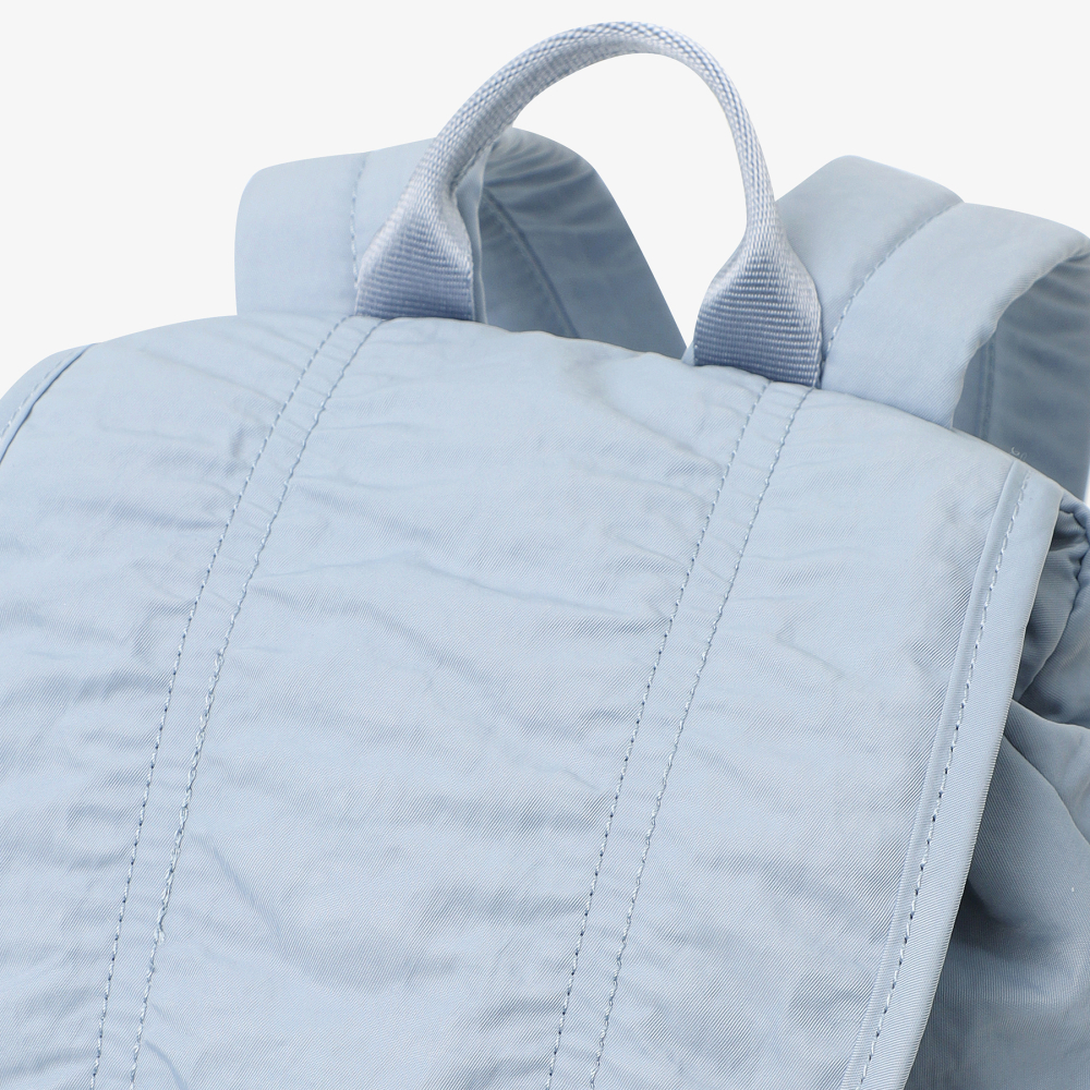 [6% 적립] 휠라 나일론 셔링 미니 백팩 라이트블루([6% 적립] FILA Nylon Shirring Mini Backpack Light Blue) - 4