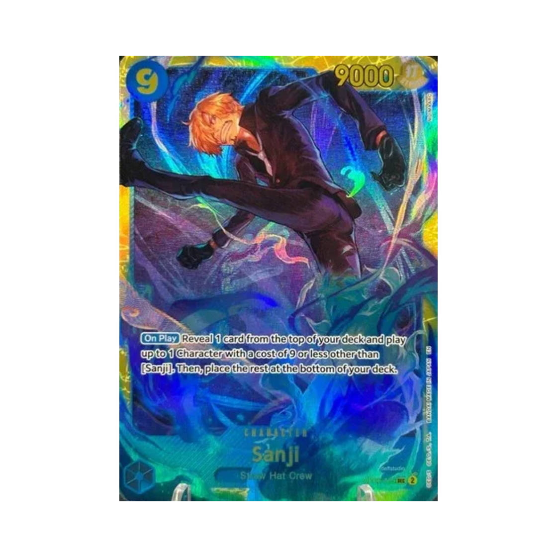 OP06-119-SEC One Piece TCG Sanji SEC OP06-119 Booster Pack Wings of the Captain (Japanese Ver.)
