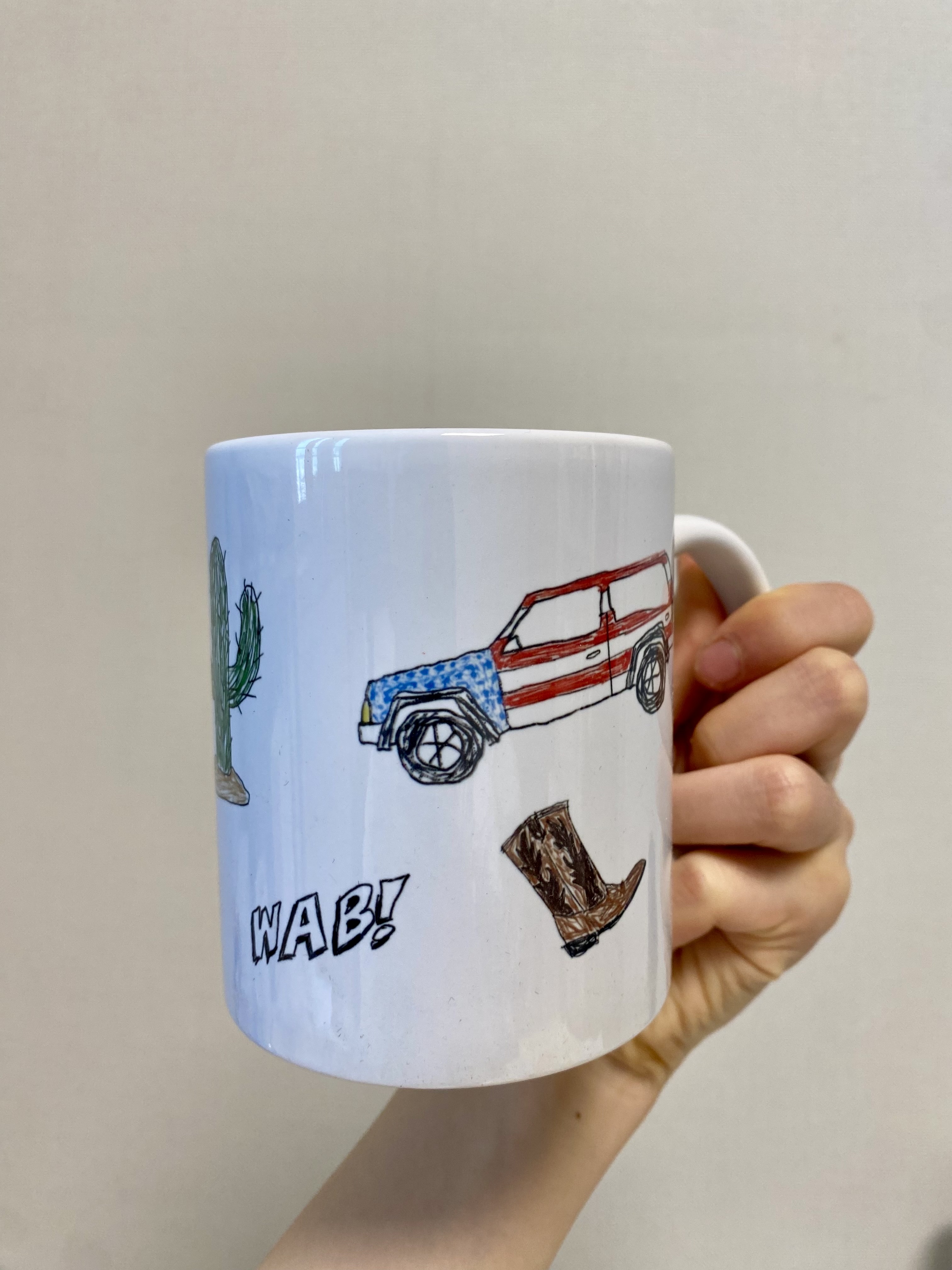 [KREAM 단독] What A Bread Mug White 350ml 착용 스타일 - 2