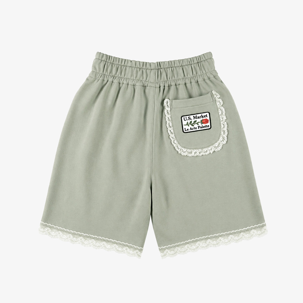 언스테디마켓 버뮤다 쇼츠 세이지그린(UnsteadyMarket Bermuda Shorts_Sage Green) - 3