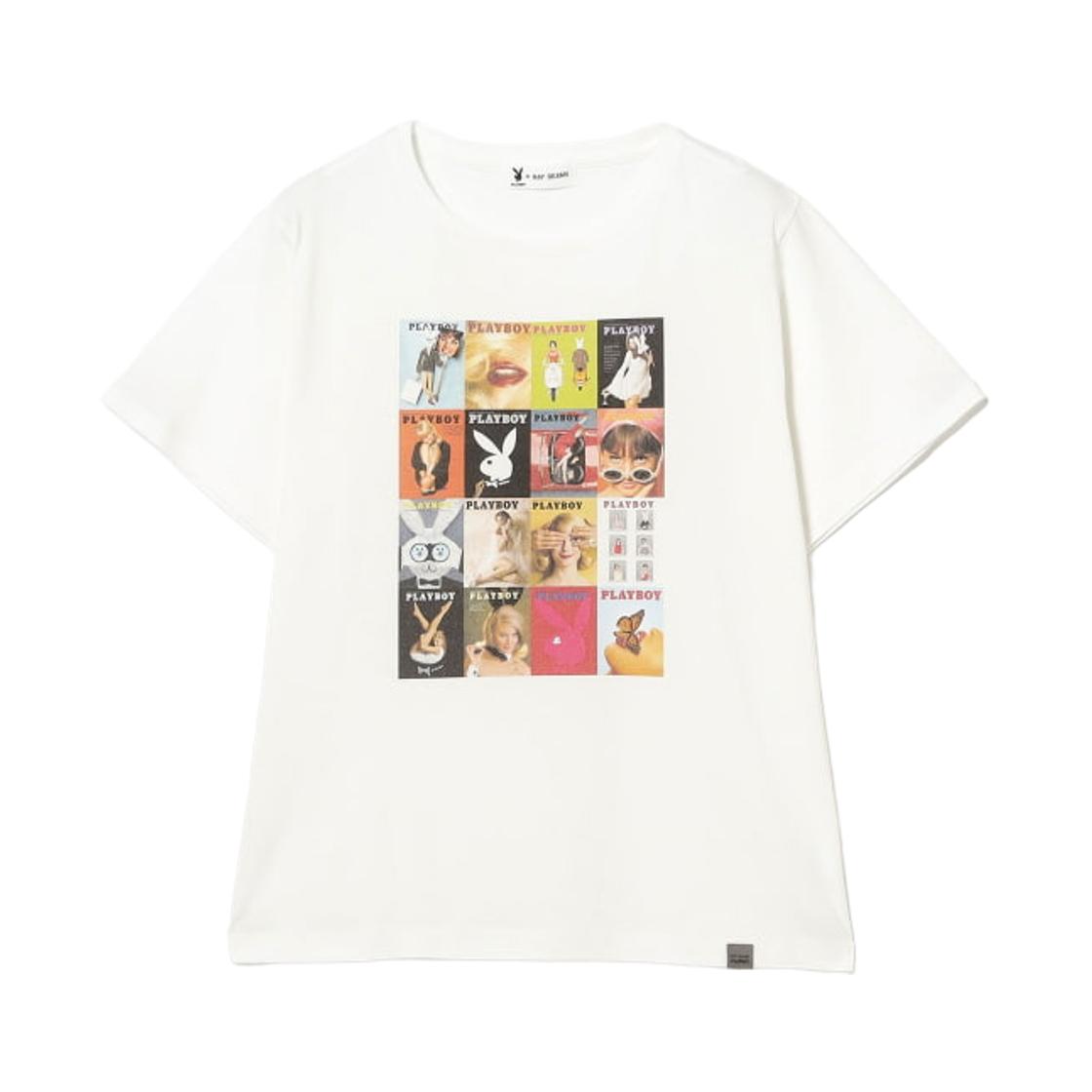 (W) 레이 빔즈 x 플레이보이 빅 티셔츠 화이트((W) Ray Beams x Playboy Big T-Shirt White)