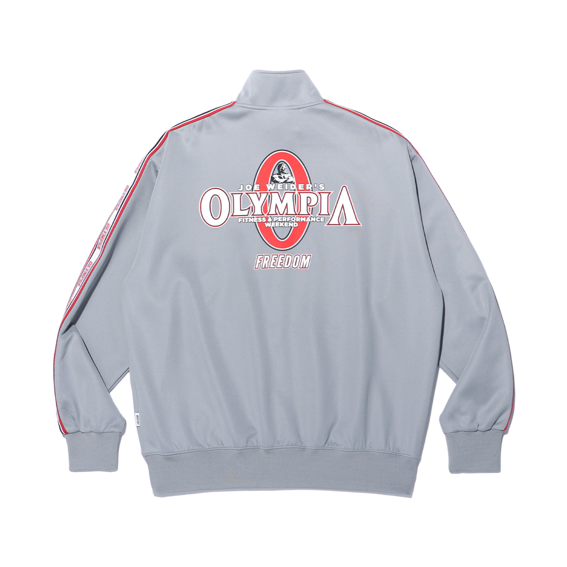 프리덤 올림피아 레터링 져지 자켓 그레이(FREEDOM Olympia Lettering Jersey Jacket Gray) - 2