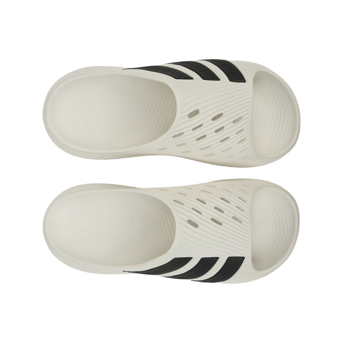 아디다스 퓨어칠 슬라이드 코어 화이트 코어 블랙(Adidas Purechill Slides Core White Core Black) - 5