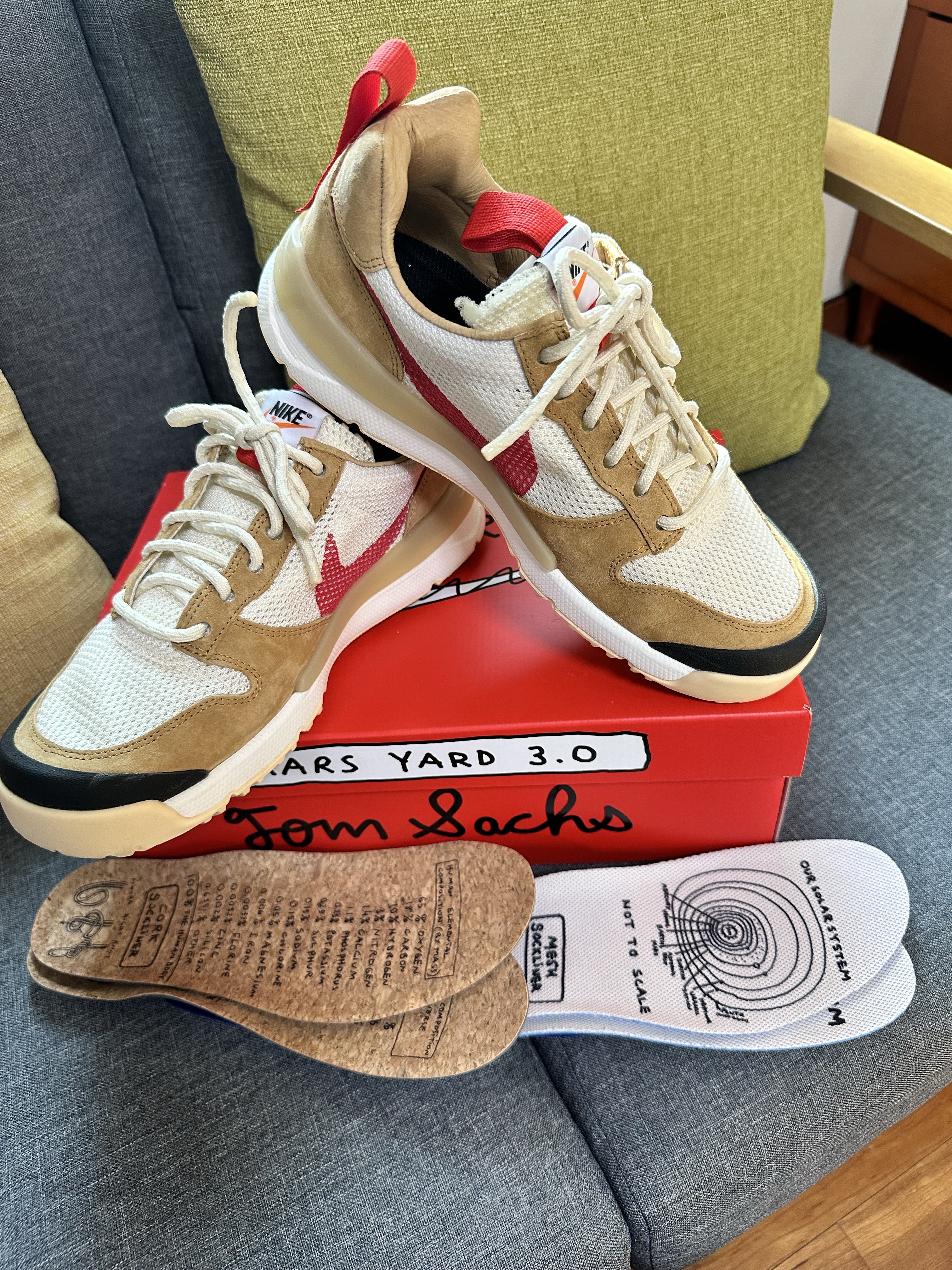 Nike x Tom Sachs Mars Yard Shoe 3.0 Space Camp 착용 스타일