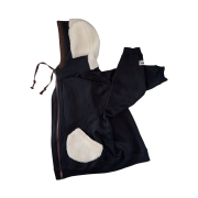 GARLICBLUES "Pilot Penguin" Reversible Hood Zip Up