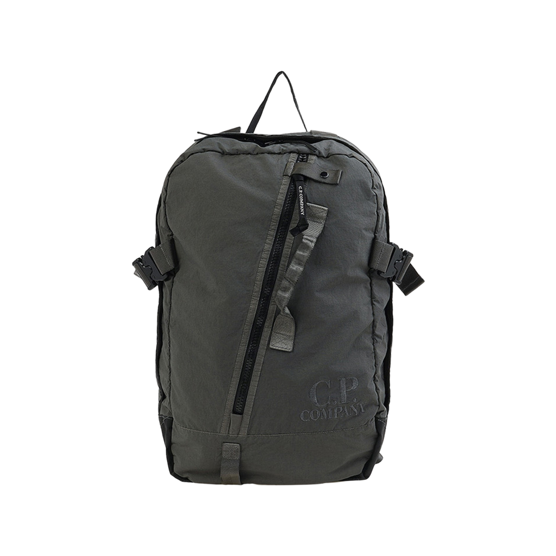 20CMAC268A110188G921 C.P. Company Plain Paper Touch Travel Bag Gunmetal Grey - 26SS