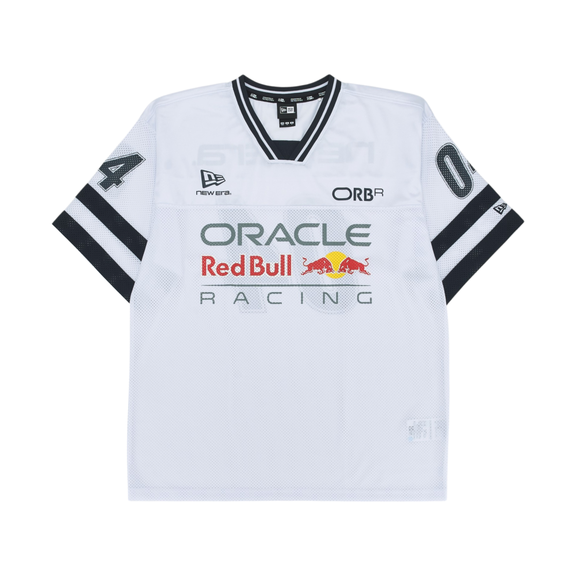 뉴에라 x 오라클 레드불 레이싱 메쉬 티셔츠 화이트(New Era x Oracle Red Bull Racing Mesh T-Shirt White)