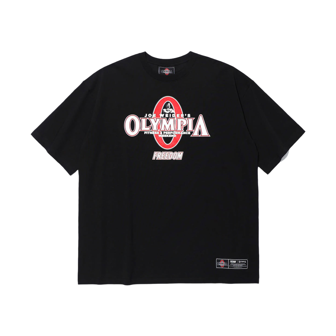 프리덤 올림피아 빅 로고 티셔츠 블랙(FREEDOM Olympia Big Logo T-Shirts Black)