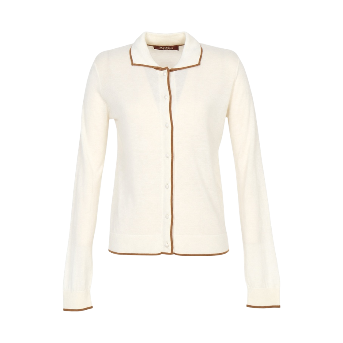 (W) 막스마라 스튜디오 타르가 가디건 아이보리((W) Max Mara Studio Targa Cardigan Ivory) - 1