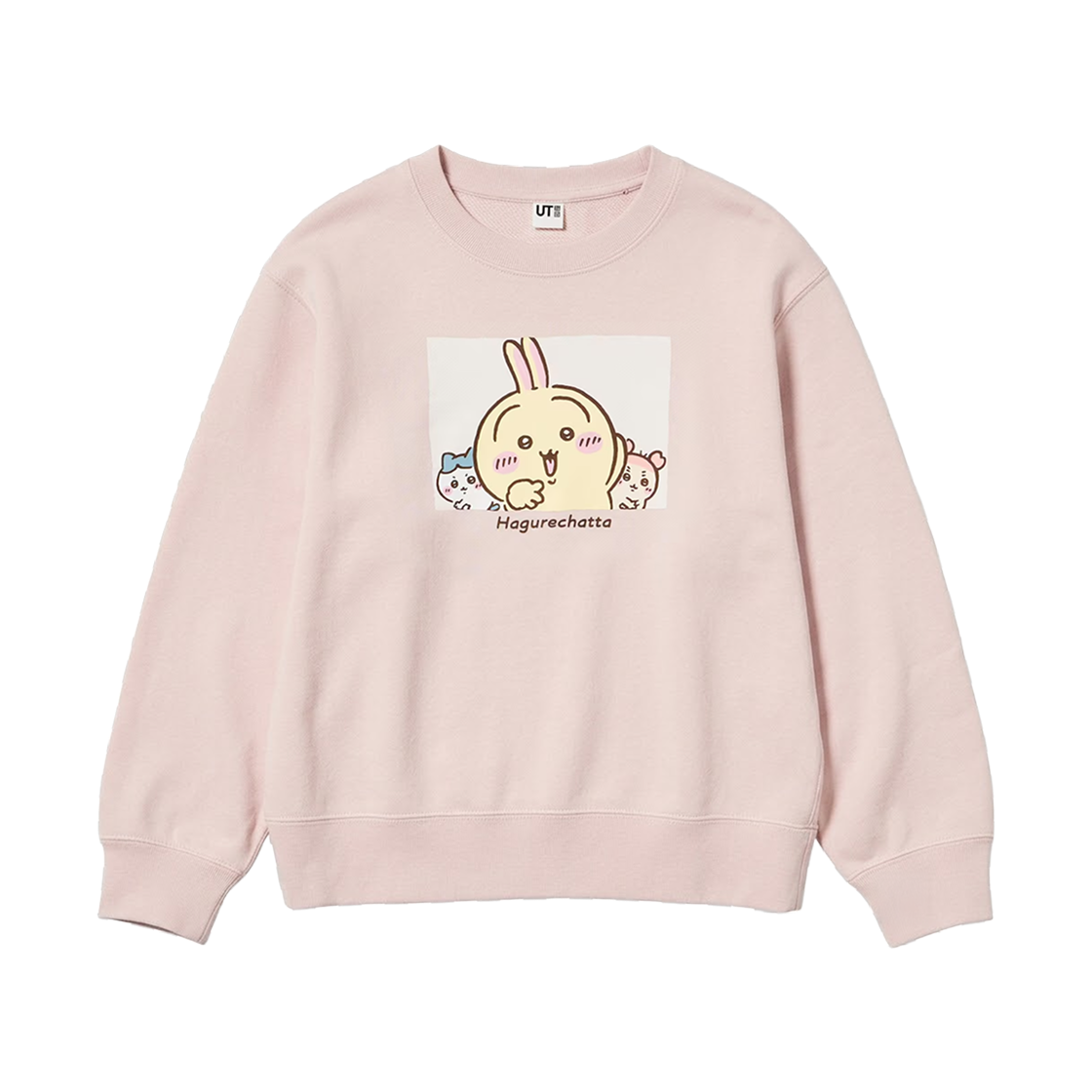 491285-10 (Kids) Uniqlo UT x Chiikawa Girls Sweatshirt Pink