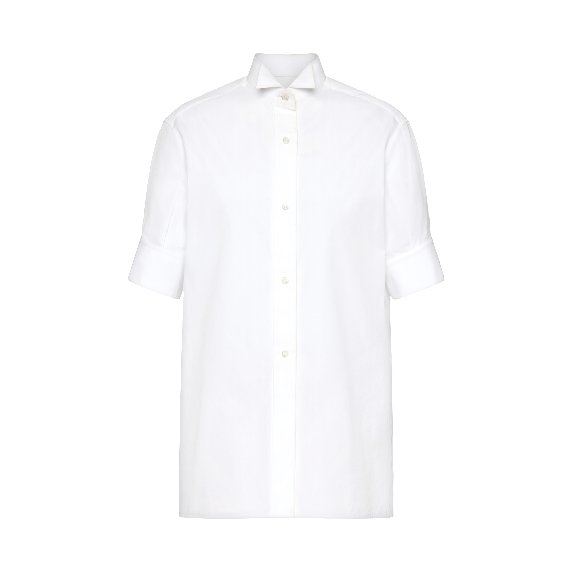 S51DR0006S43001100 (W) Maison Margiela Cotton Short Sleeve Shirt White