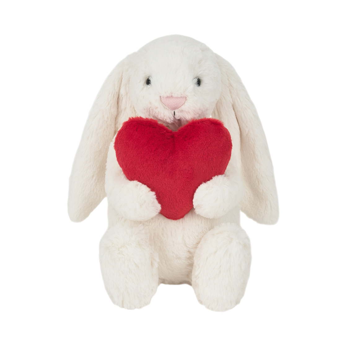 젤리캣 바쉬풀 레드 러브 하트 버니 미디움 크림(Jellycat Bashful Red Love Heart Bunny Medium Cream)