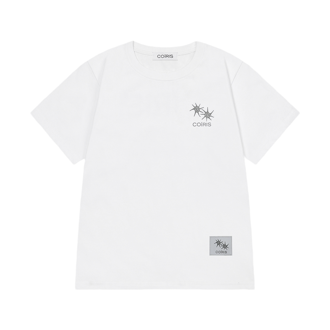 코이리스 드렌 백 더티 로고 반팔 티 화이트(Coiris Dren Back Dirty Logo Half T White) - 2