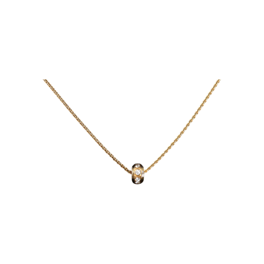 ITP9GQOP87DI Piaget G33PH200 18K Rose Gold Diamond Necklace 0.16 ct