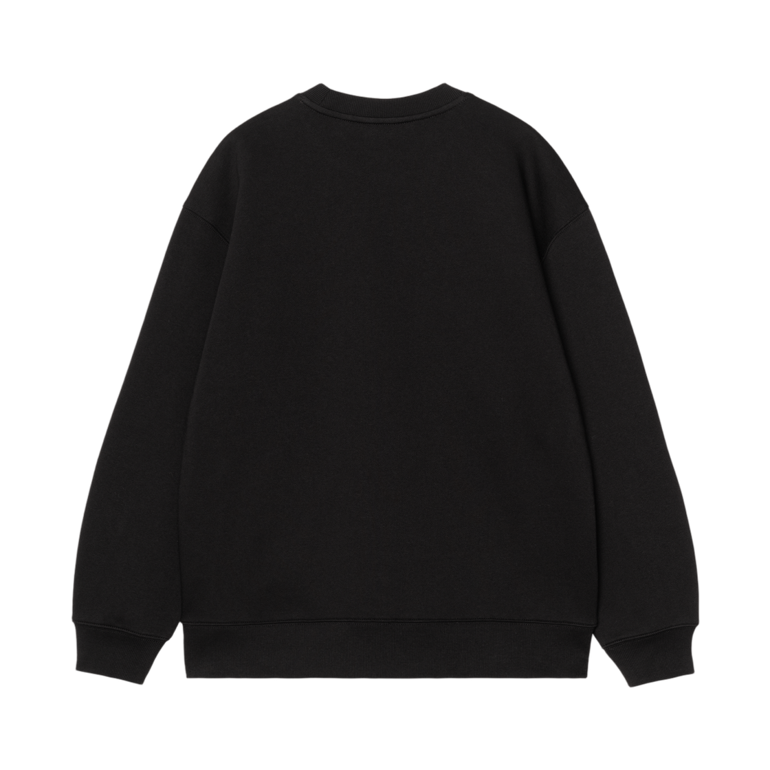 (W) 칼하트 WIP 스몰 하트 패치 스웨트셔츠 블랙 블랙((W) Carhartt WIP Small Heart Patch Sweatshirt Black Black) - 2