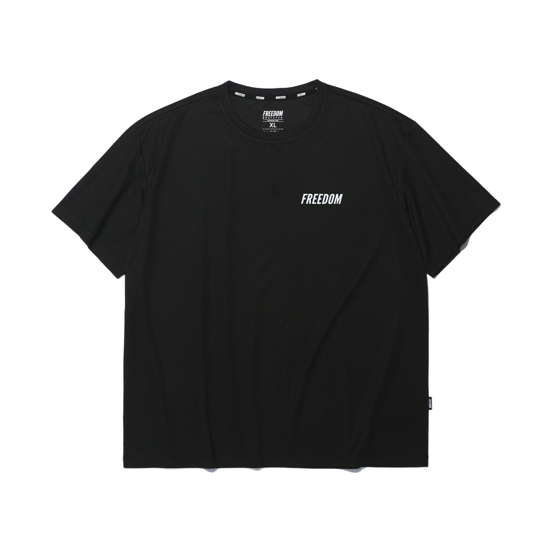 FD26MMTS0780BK FREEDOM Air Mesh Semi-Overfit T-shirt Black
