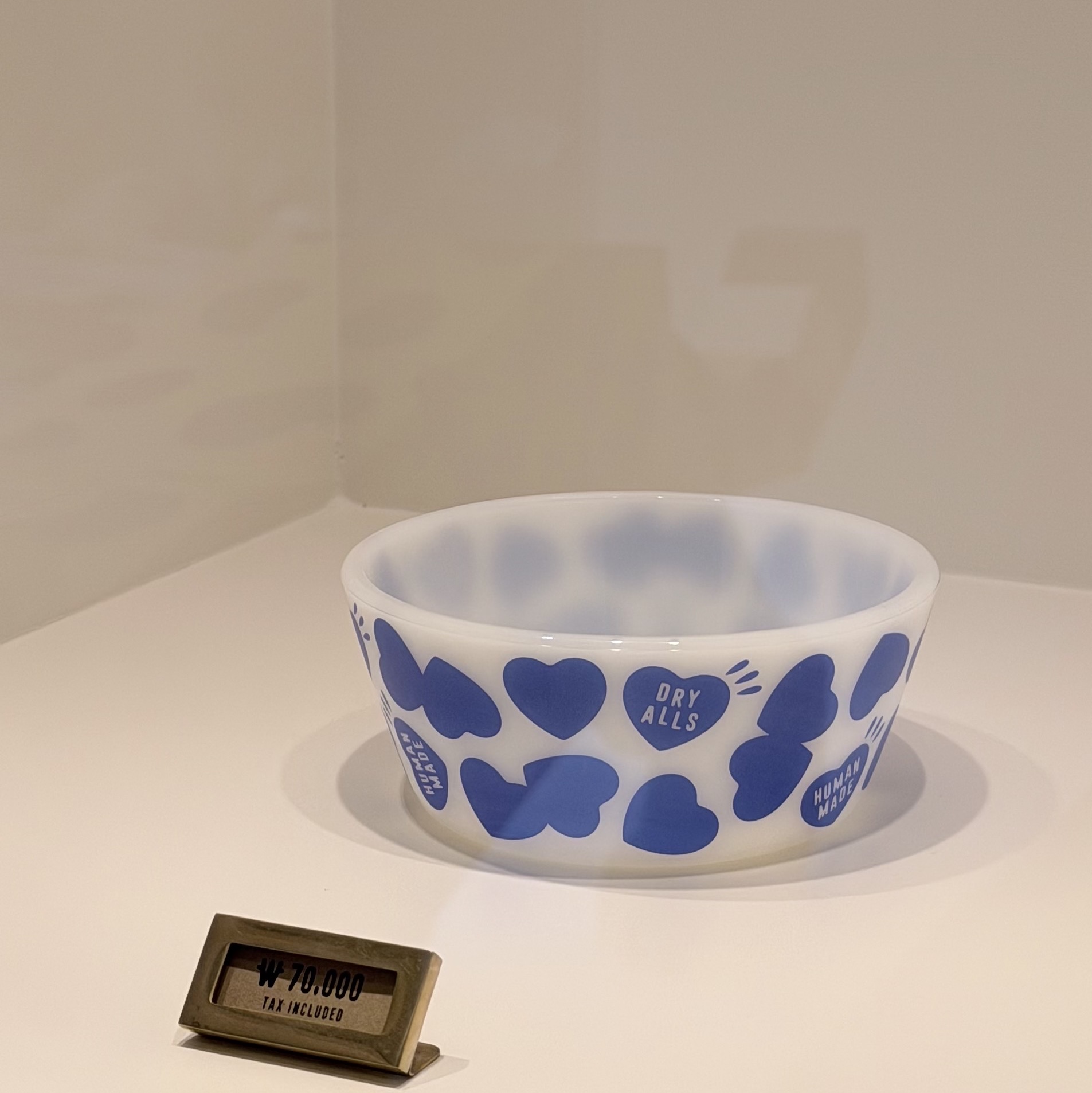 Human Made Heart Pattern Bowl Blue 착용 스타일 - 1