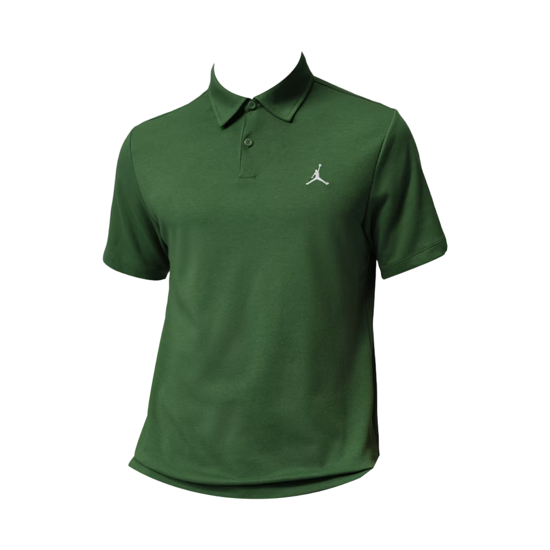 HQ8689-335 Jordan Sport Dri-Fit Golf Polo T-Shirt Forest Green White - Asia