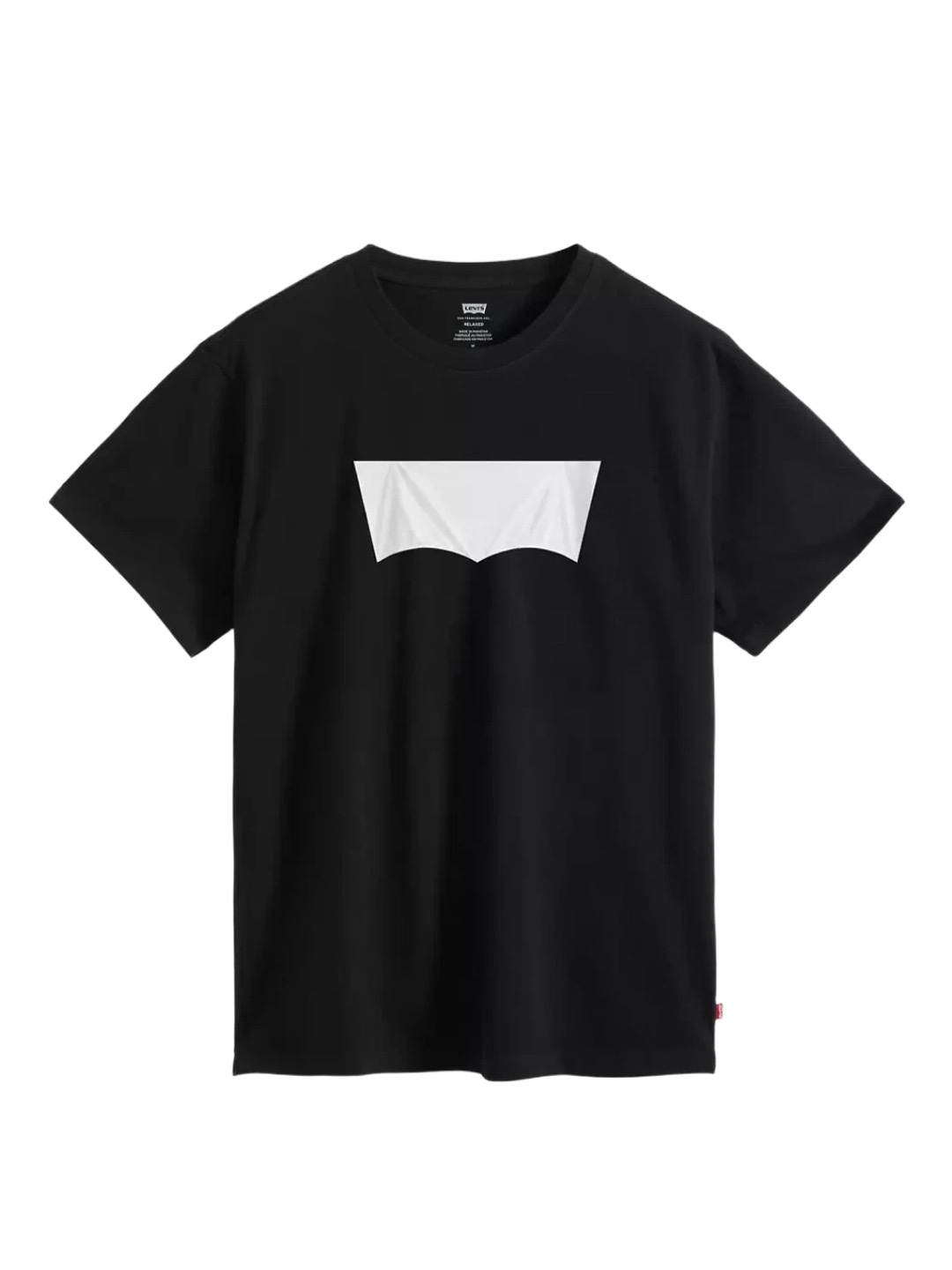 Levi's Nobody’s Gonna Know Logo T-Shirt Jet Black Black 착용 스타일 - 3