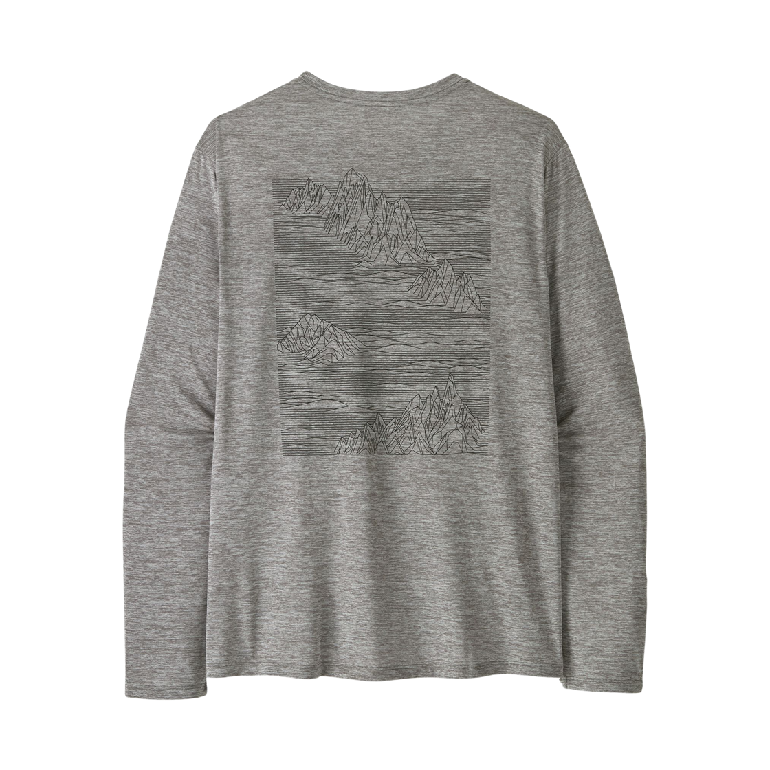 45455 Patagonia Long Sleeve Capilene Cool Daily Shirt Strataspire Feather Grey