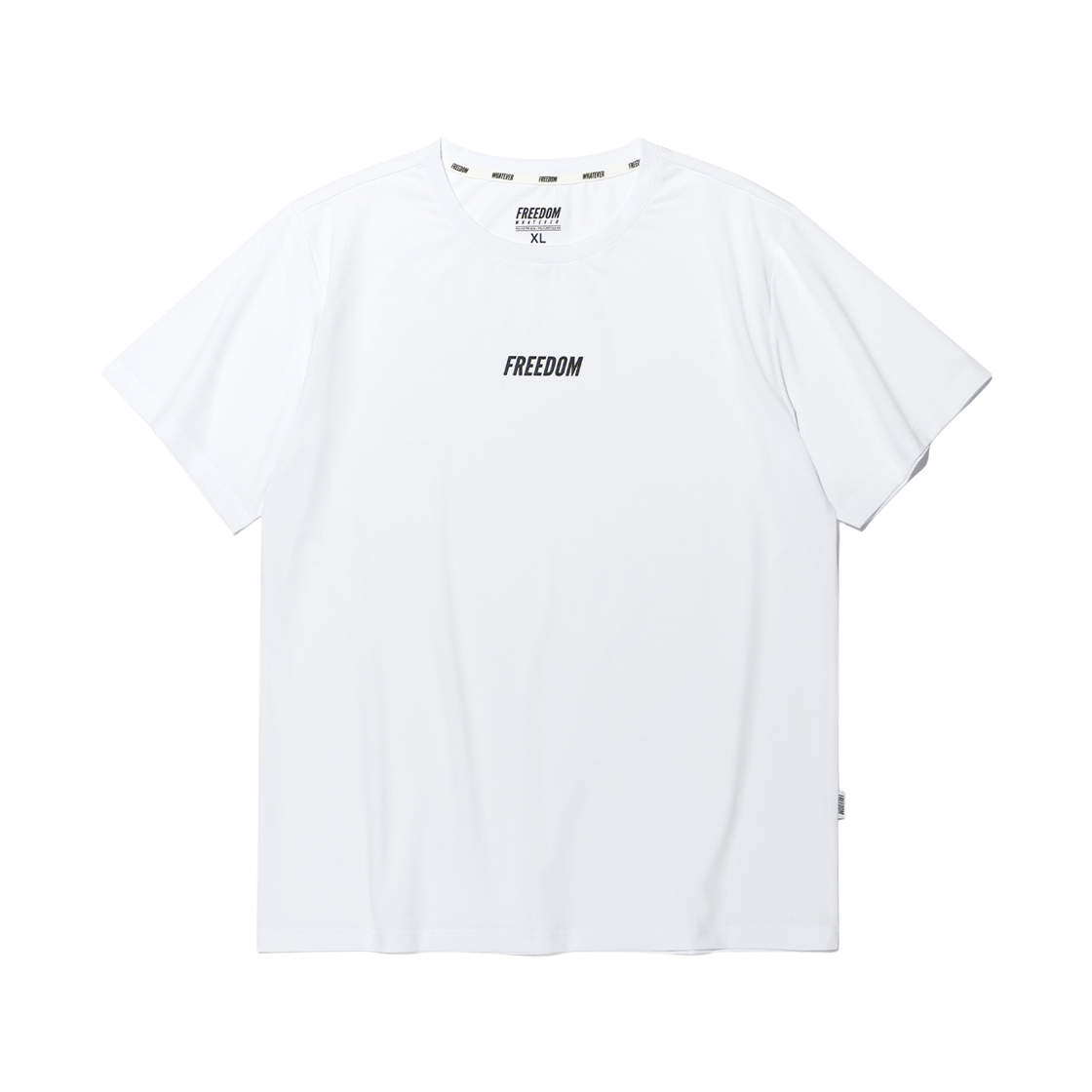 FD26MMTS0810WH FREEDOM Square Mesh Muscle Fit T-shirt White