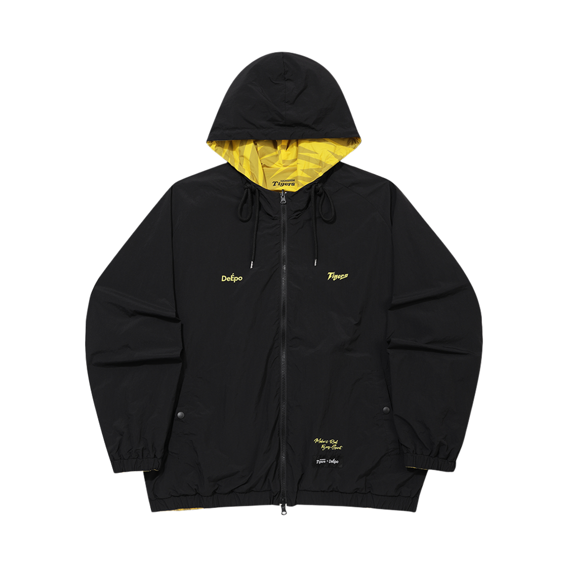 디에포 x 한신 타이거즈 콜라보 리버시블 우븐 자켓 블랙(DeEpo x Hanshin Tigers Collabo Reversible Woven Jacket Black)