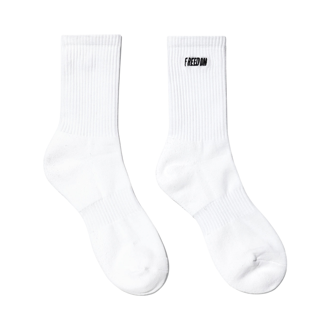 프리덤 스몰 로고 삭스 화이트(FREEDOM Small Logo Socks White)