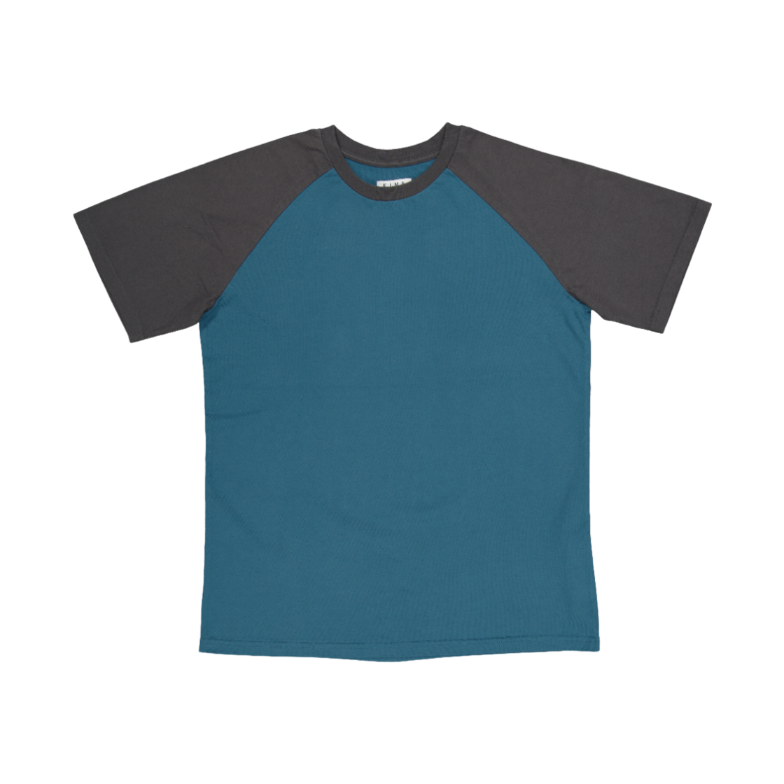 s004 kimaura Two-tone Raglan S/S Tee Teal